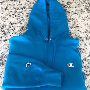 Cyan Champion Sweatshirt Reverse Weave